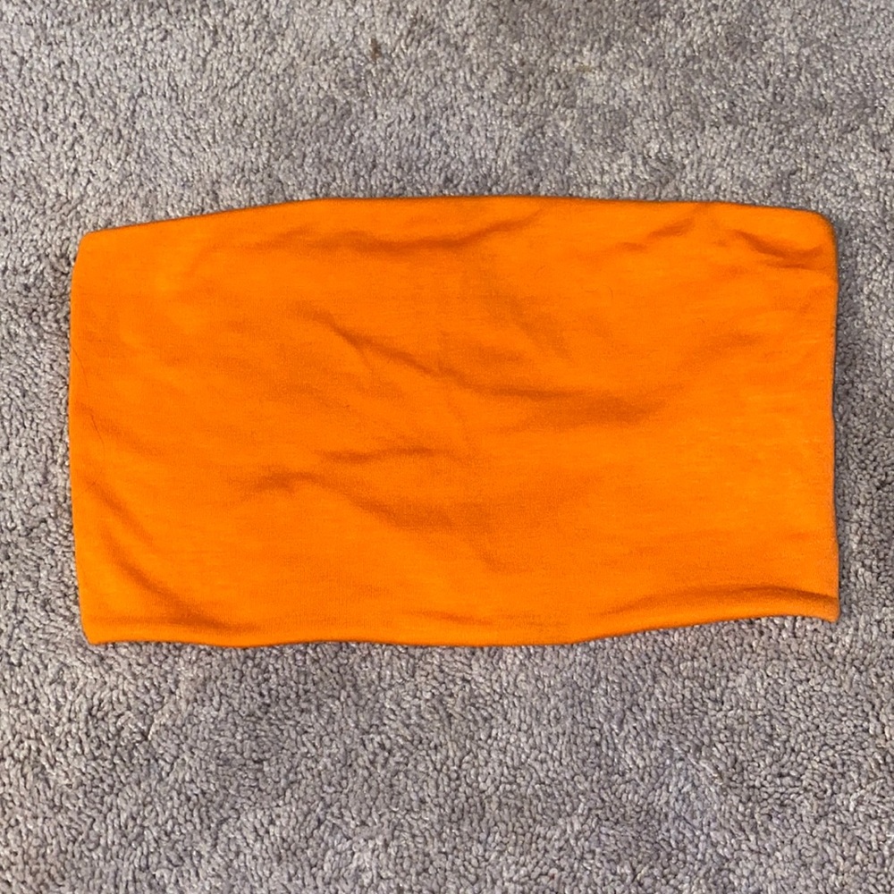 Orange tube top